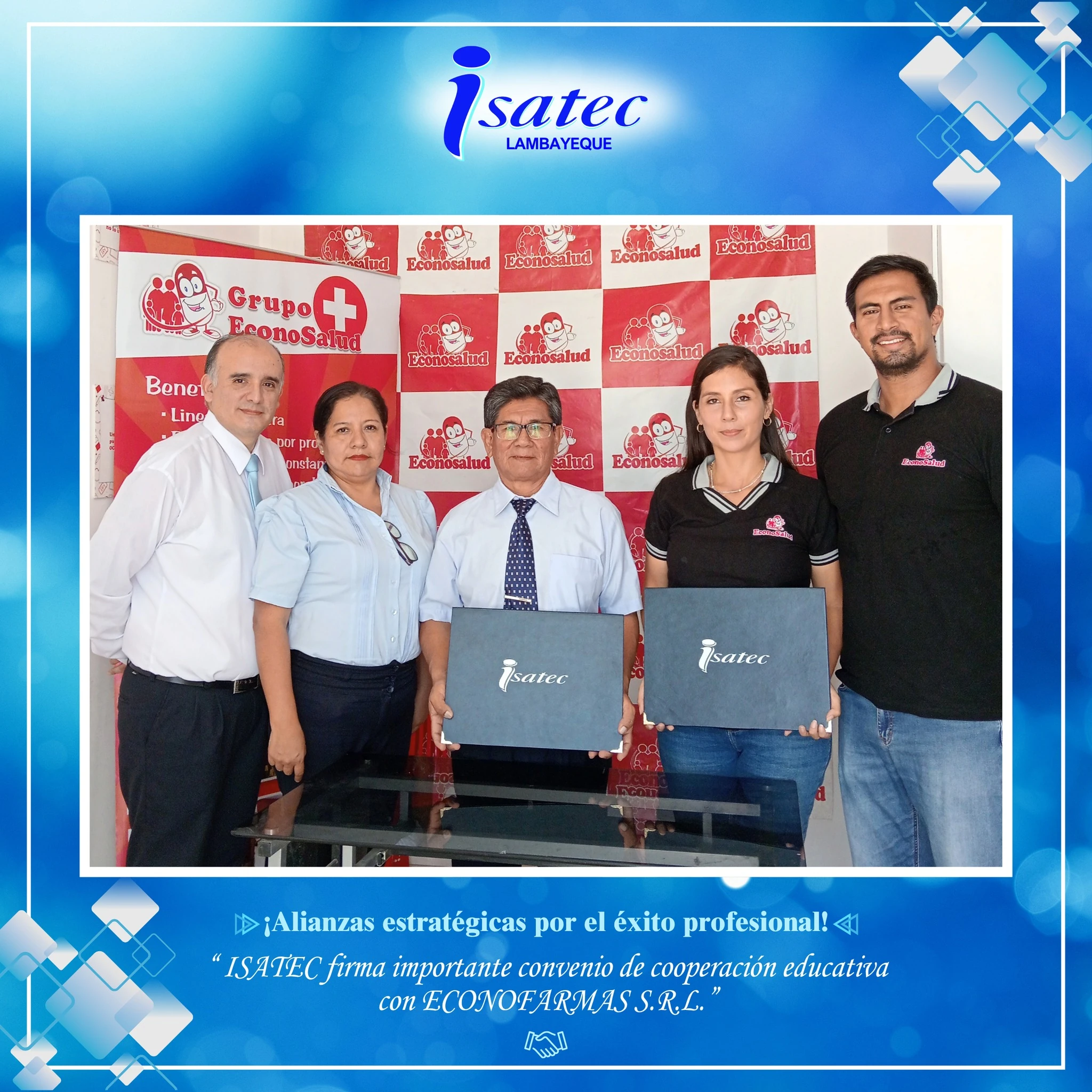 ISATEC convenio con ECONOFARMAS
